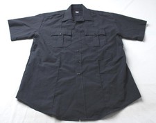 Elbeco Men's DutyMaxx Short Sleeve Stretch Shirt MS7 Midnight Navy Size 17.5 NWT