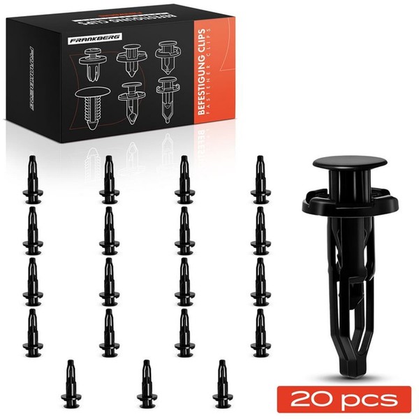 Frankberg 20X NYLON-CLIP Schwarz StoßFÄNger Passend FüR Toyota Avensis Celica CO-image