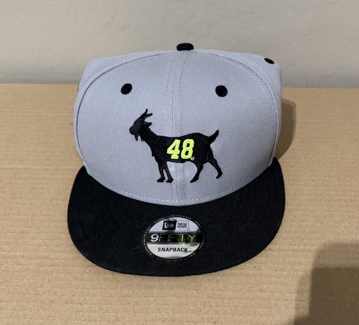 Jimmie Johnson GOAT 7x Cup Champion #48 Hat Cap New Era Brand New