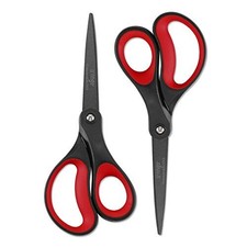 Scissors All Purpose 8 Inch Heavy Duty Titanium Non Stick 2 Pack