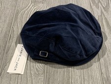 JANIE AND JACK Newsboy Cap Blue Velvet Sz 2T-3T 6137T