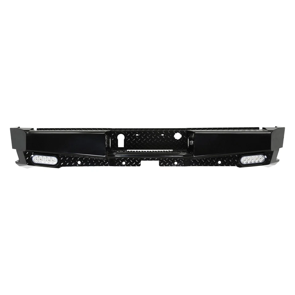 For Chevy Silverado 2500 HD 20-25 Rear Bumper HDX Bandit Full Width Black Powder Foto 4 de 4