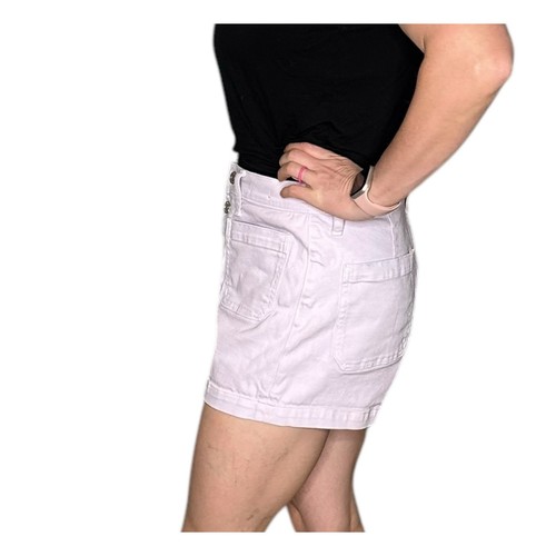 J CREW Jeans Lavender Purple High Rise Short Women's Size 28 Button Fly Patch - Picture 9 of 11