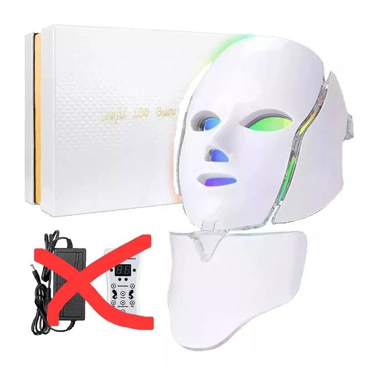 Missing Remote&Power Cord 7 Color LED Light Therapy Face  Neck Mask....... ...CP - Image 2 of 4