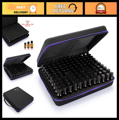 Essential Oil Storage Case - 120 Bottle EVA Travel Bag, Organizer Holder