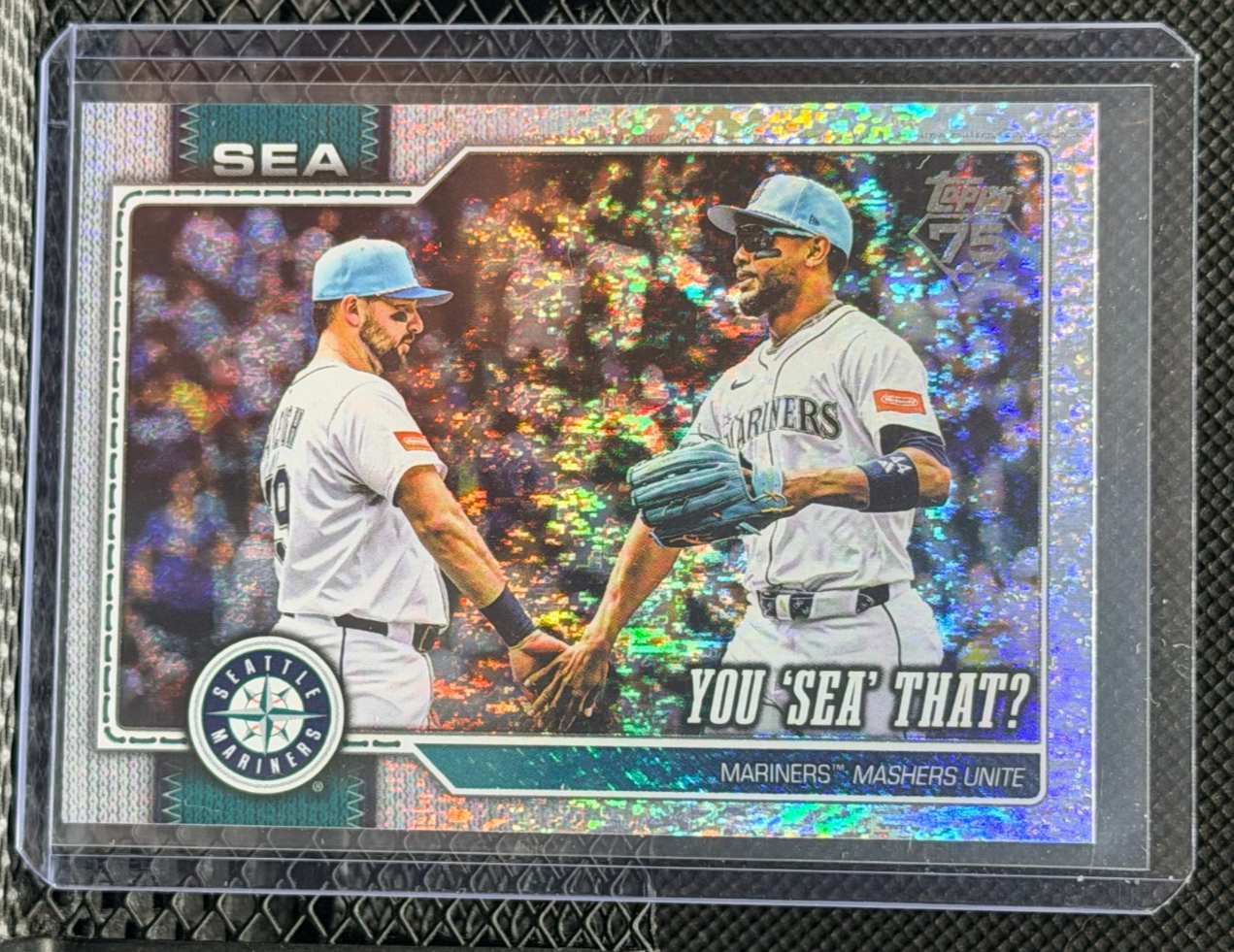 Julio Rodríguez/Cal Raleigh You Sea That 2026 Topps Holo Foil #168 ...