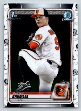 2020 Bowman Chrome Draft #BD117 Carter Baumler (ref 199164)