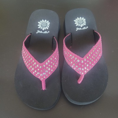 Yellow Box Scotia 11 Childs Flip Floos Size 13 In Fuchsia
