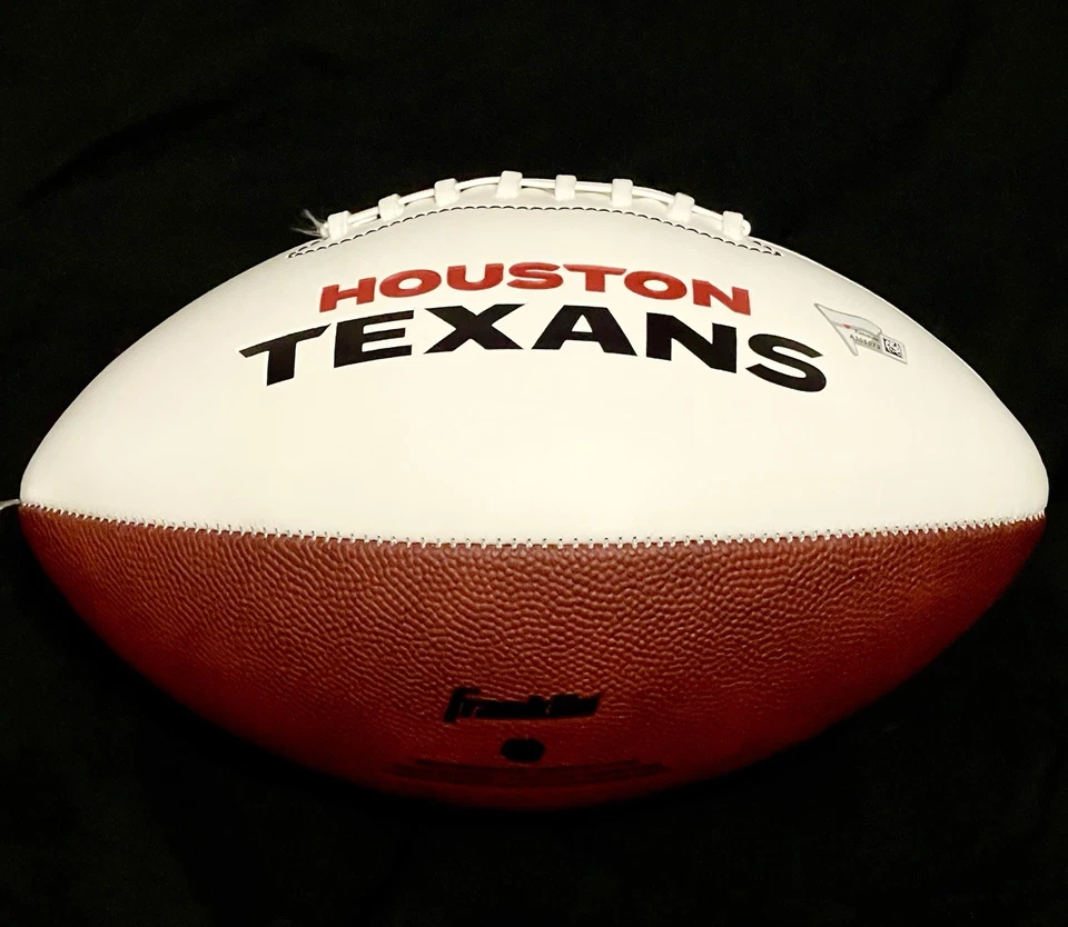 JJ Watt Signed Wilson NFL Logo Houston Texans Football Auto *Fanatics Authentic* - Image 4 of 4