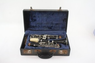 Vintage Clarinet Buffet Crampon Paris B12 Untested Instrument W/ Hardcase