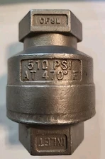 Watson McDaniel 3/4" NPT Stainless Steel In-Line Check Valve, 750 WOG WSSCV-13-N