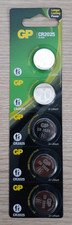 Image of GP CR2025 3V Lithium Coin Cell Battery 2025 DL2025 Car Key Toy