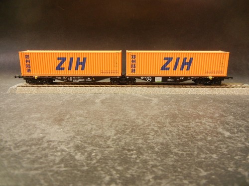 ACME 40365 H0 Gelenkwagen Bauart Sggrss 80 mit "ZIH Containern", PKP, Ep. IV-V | Zustand: Neu