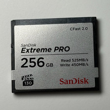 SanDisk Extreme PRO 256GB CFast 2.0 High Speed Memory Card VPG-130