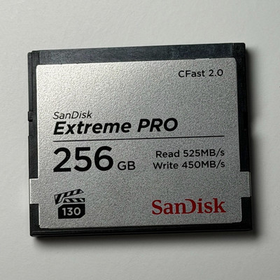 SanDisk Extreme PRO 256GB CFast 2.0 High Speed Memory Card VPG-130