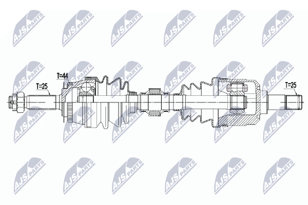 Antriebswelle NTY NPW-HY-591 FüR Hyundai Elantra 3 XD 2 GK 16V GLS-image