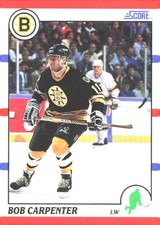 1990-91 Score American #16 Bob Carpenter