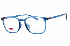 Levis LV 7071/F/LEV 0PJP 00 Transparent Blue 51mm Eyeglasses New Authentic