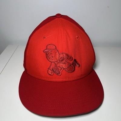 New Era Cap MLB Cincinnati Reds rot zweifarbig 59FIFTY Mütze selten Sammlerstück 7 1/2