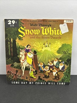 1968 Walt Disney Snow White and the Seven Dwarfs 7  45 Some Day My Prince Will