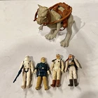 Tauntaun CLOSED BELLY W/SADDLE 1979 ESB Star Wars w/ 4 Hoth Figures w/weapons