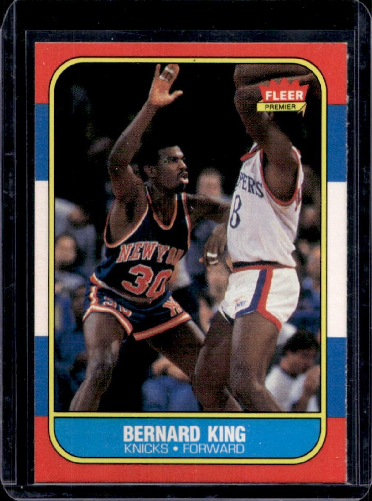 1986-87 Fleer Bernard King #60 Knicks