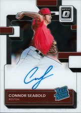 2022 Donruss Optic Rated Rookie Signatures #RRS-CS Connor Seabold AU Red Sox
