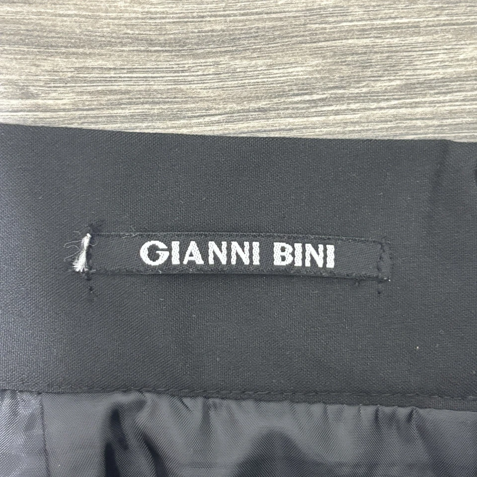 Falda lápiz negra para mujer Gianni Bini talla 4 forrada abertura trasera carrera oficina Foto 4 de 4