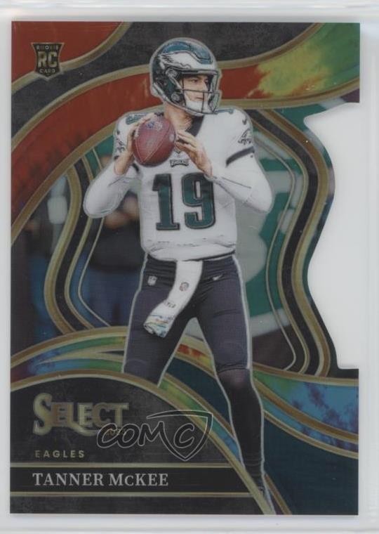 2023 Select Club Level Tie-Dye Prizm Die-Cut 5/25 Tanner McKee Rookie RC 1lj9