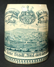 Alter Villeroy Boch Mettlach 400 Jahre Annaberg Buchholz Krug Sachsen Erzgebirge