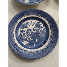 Churchill England vintage two-piece set of plates and two pieces of bowls
