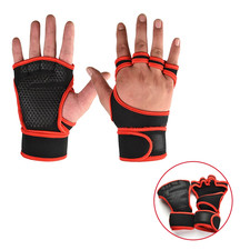 Weightlifting Gym Gloves Men Women Workout Fitness Training Wrist Wrap Protector