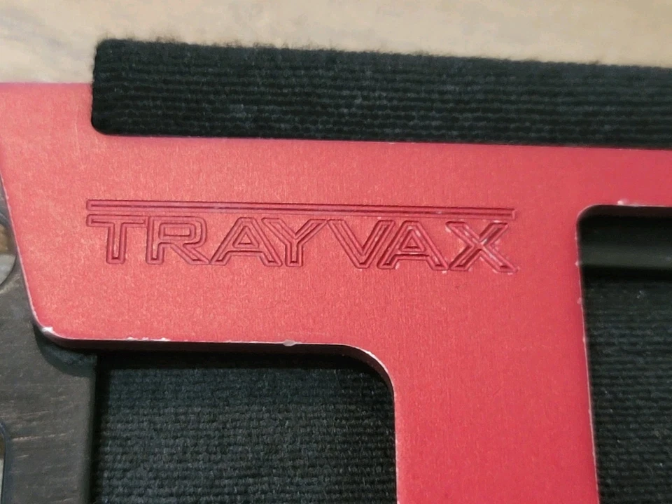 Trayvax Wallet Red & Black Made in USA - Image 3 of 4