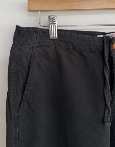 Orlebar Brown “Telford” Linen Blend Elasticated Chino Trousers Black W32 Medium  - Picture 6 of 15