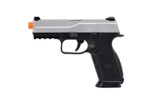 Herstal FNS-9 Spring Powered Airsoft Pistol, Silver-Black