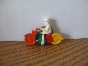 Rare Vintage Puzzle Keychain Harley Davidson Motorcycle 1950's Nice!