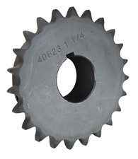 40 Roller Chain Sprocket 23 Teeth 1-1/4" Bore 40B23-1-1/4 40BS23H-1-1/4