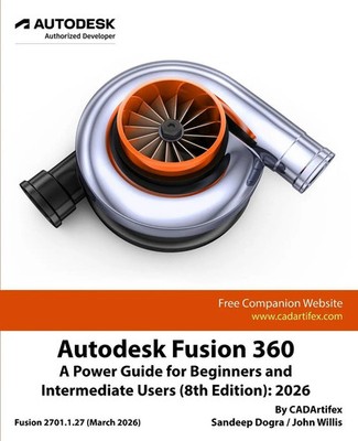 Autodesk Fusion 360 Cadartifex (u. a.) Taschenbuch Englisch 2026 CADArtifex