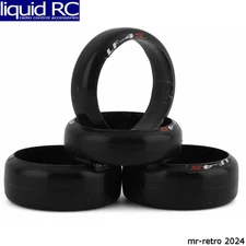 DS Racing MI22LLF4SNW Mini-Z 8.5mm Front & 11mm Rear Drift Tires (22mm) LF-4