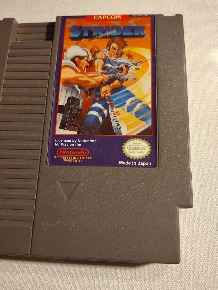 Vintage 1985 Strider Nintendo NES Game Cartridge Japan Authentic Untested - Image 3 of 4