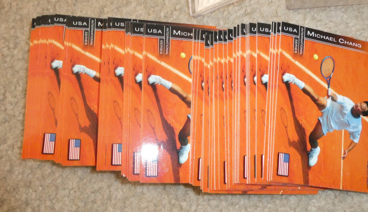 Lot of 70 2003 Netpro International Series Michael Chang Tennis Cards #64