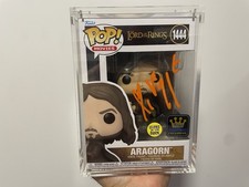 🔥 Aragorn #1444 GLOW Funko Pop Signed by…