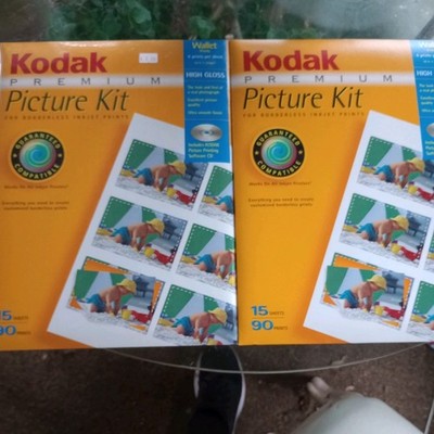 Kodak Wallet Size 2.25 X 3.5  Inkjet Photo High GlossPaper 174  Prints 1 open 