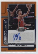 2022-23 Contenders Optic Up and Coming Orange Prizm /25 Dyson Daniels Auto 1e38
