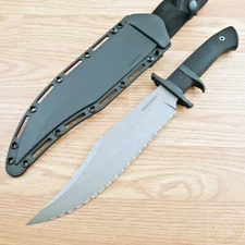 Cold Steel Marauder Bowie Fixed Knife 9" Serrated US-8A Steel Blade Kray-Ex