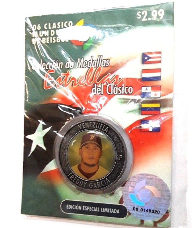 FREDDY GARCIA MLB Baseball Puerto Rico VENEZUELA token ficha medalla coin