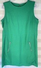 Gap Moto Dress Deluxe Green With Pockets Size 14