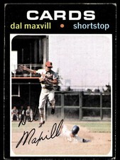 1971 Topps - #476 Dal Maxvill EX