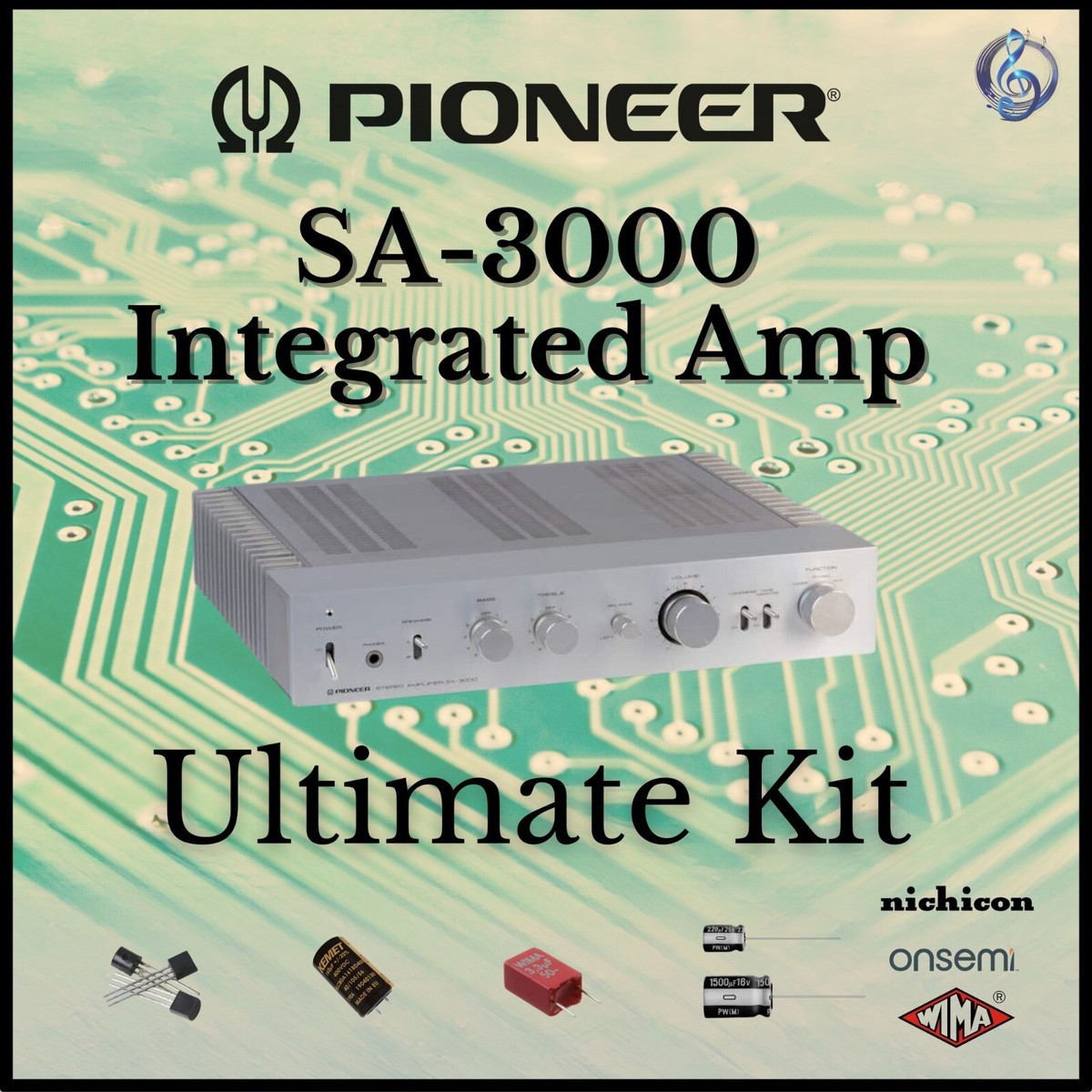 Pioneer SA-3000 Ultimate Upgrade Kit Genuine Parts Restoration