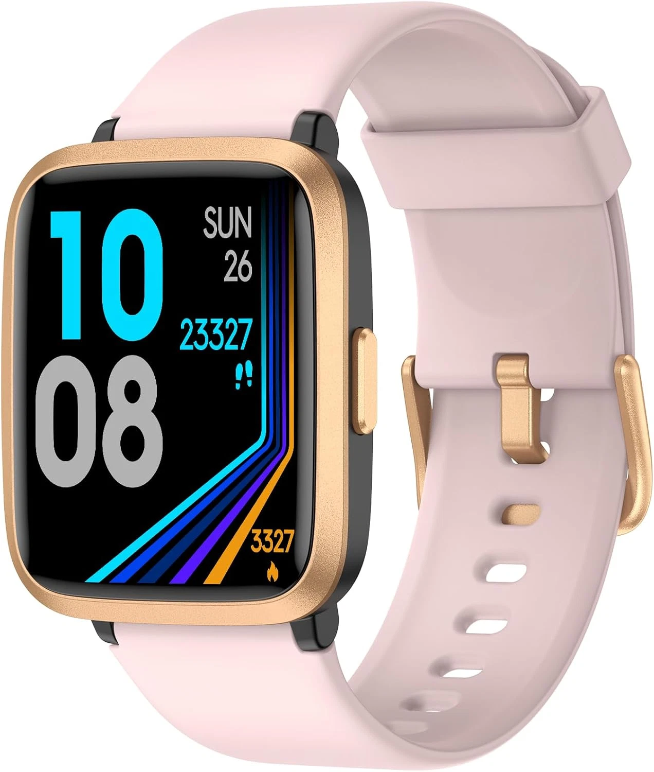 Fitness Activity Tracker Watch as Fitbit Heart Rate Monitor Pedometer for Women